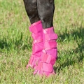 Adjustable Horse Leg Boots Breathable Neoprene Equine Guards Mosquito Repellent Wraps Reduced Fatigue Equestrian Gear - Rose